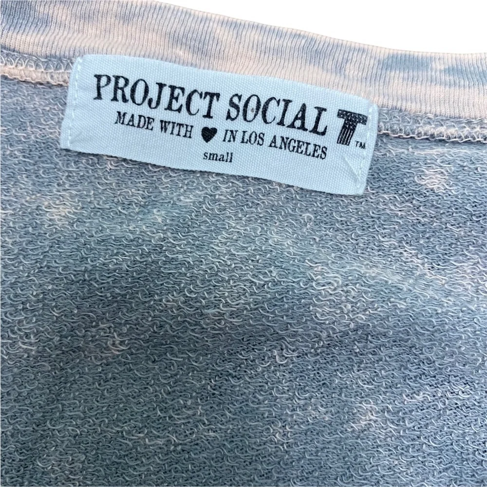 Project Social T Pink Sweatshirt Lounge S Floral Shop All Day Dance All Night - Picture 5 of 9